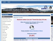 Tablet Screenshot of meteocava.it